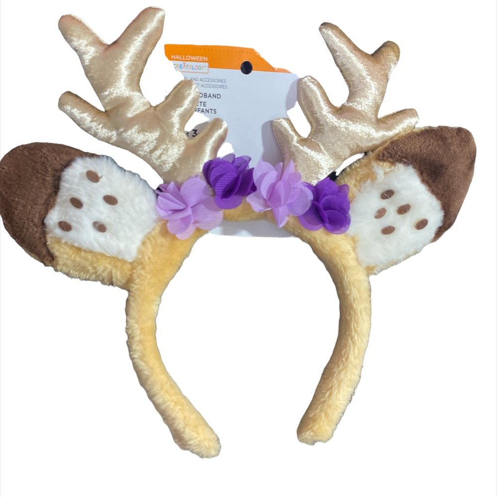 Celebrate It Headband Deer Halloween Birthday Christmas Costume Dress Up NEW